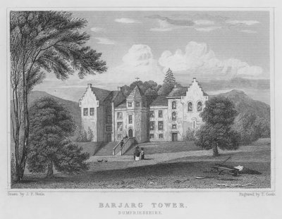 Barjarg Tower, Dumfriesshire de Thomas Hosmer Shepherd