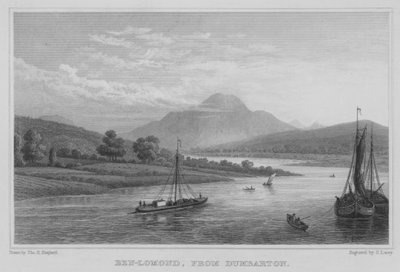 Ben-Lomond, desde Dumbarton de Thomas Hosmer Shepherd