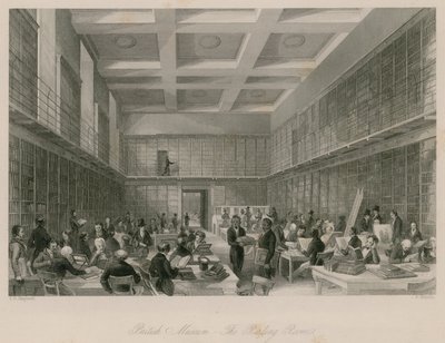 Museo Británico, La Sala de Lectura de Thomas Hosmer Shepherd