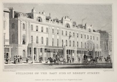 Edificios en el lado este de Regent Street, de 