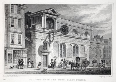 Iglesia de San Dunstan, en el Oeste, Fleet Street, de 
