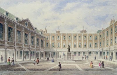 Patio del Hospital de St. Thomas, Southwark, Londres de Thomas Hosmer Shepherd