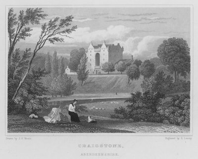 Craigstone, Aberdeenshire (grabado) de Thomas Hosmer Shepherd