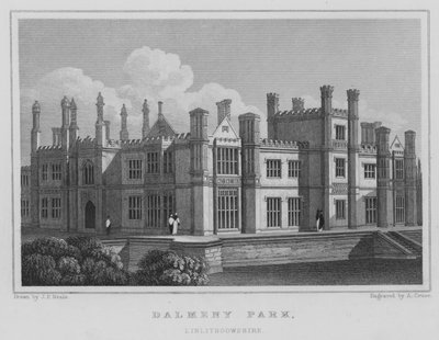 Parque Dalmeny, Linlithgowshire de Thomas Hosmer Shepherd
