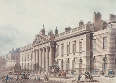 Casa de la India Oriental, grabado por Joseph Constantine Stadler (fl.1780-1812), pub. por 
