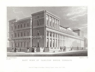 Ala este de Carlton House Terrace de Thomas Hosmer Shepherd