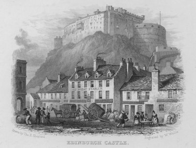Castillo de Edimburgo de Thomas Hosmer Shepherd