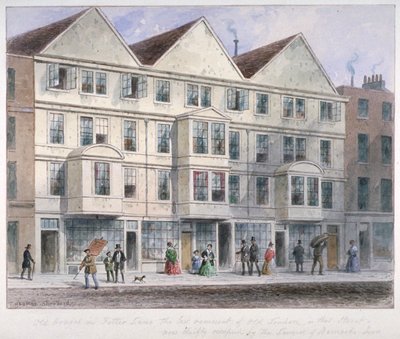Fetter Lane, Ciudad de Londres, 1855 de Thomas Hosmer Shepherd