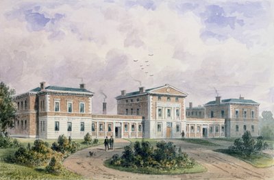 Hospital de Fiebre, Liverpool Road, 1849 de Thomas Hosmer Shepherd