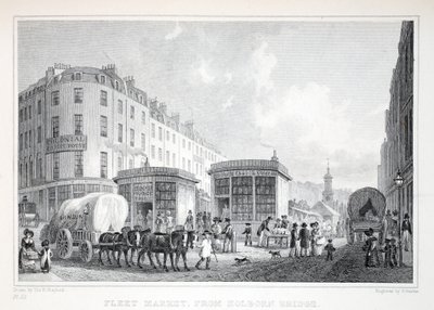 Fleet Street, desde Holborn Bridge, de 