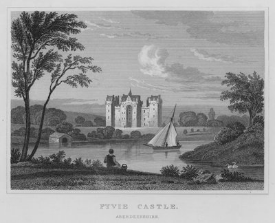 Castillo de Fyvie, Aberdeenshire de Thomas Hosmer Shepherd