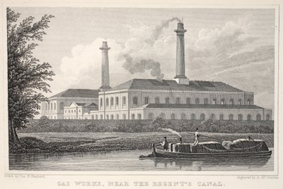 Fábrica de gas, cerca del canal de los Regentes, de 