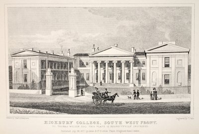 Highbury College, Frente Suroeste, de 