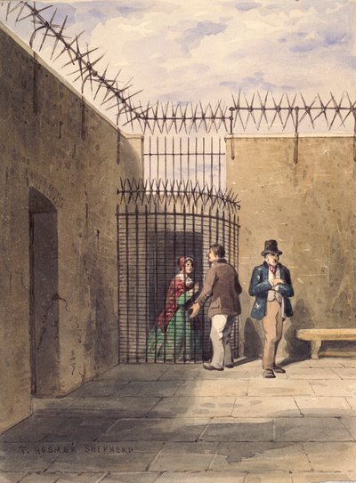 Casa de corrección, Clerkenwell, Londres, c. 1830 de Thomas Hosmer Shepherd