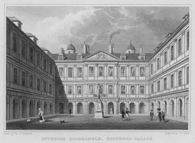 Patio Interior, Palacio de Holyrood de Thomas Hosmer Shepherd