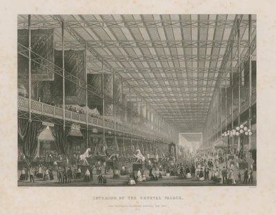 Interior de la Gran Exposición, 1851 de Thomas Hosmer Shepherd
