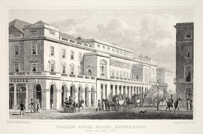 Teatro de la Ópera Italiana, Haymarket, de 