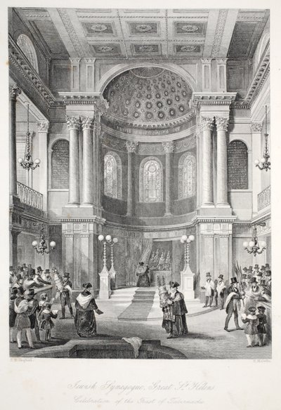 Sinagoga Judía, Great St Helens, de 