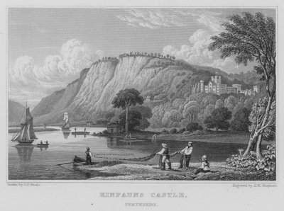 Kinfauns Castle, Perthshire de Thomas Hosmer Shepherd