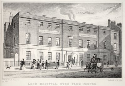 Hospital Lock, Hyde Park Corner, de 