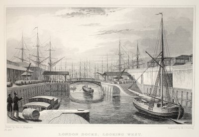 Muelles de Londres, Mirando al Oeste, de 
