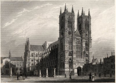 Londres, vista de la abadía de Wesminster de Thomas Hosmer Shepherd