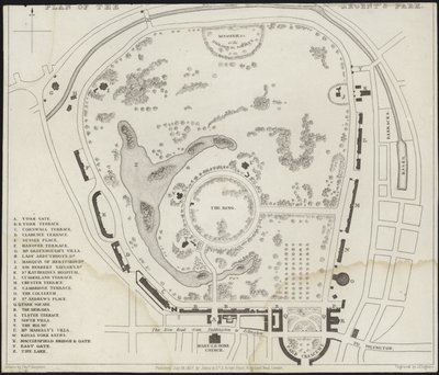 Mapa de Regent