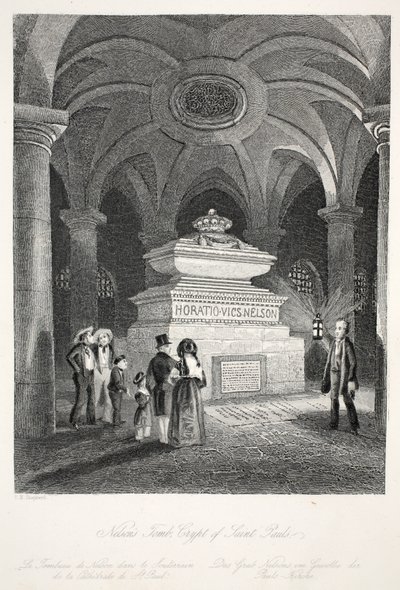 Tumba de Nelson en la cripta de San Pablo, de 