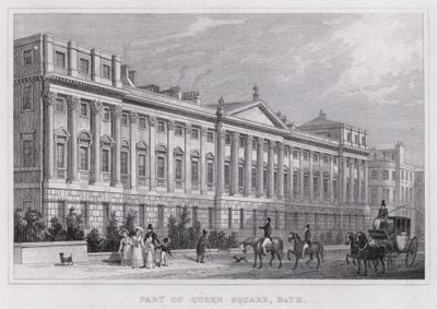 Parte de Queen Square, Bath de Thomas Hosmer Shepherd