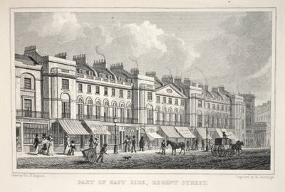 Parte del lado este, Regent Street, de 