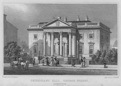 Salón de los Médicos, George Street, Edimburgo de Thomas Hosmer Shepherd