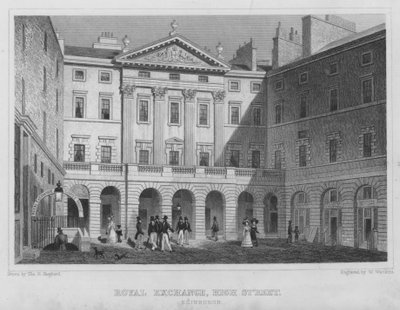 Royal Exchange, High Street, Edimburgo de Thomas Hosmer Shepherd
