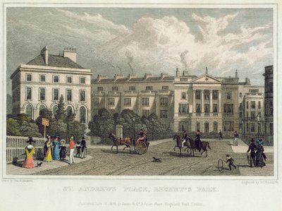 St. Andrews Place, Regents Park de Thomas Hosmer Shepherd