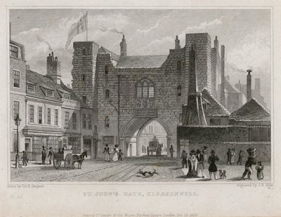 Puerta de San Juan, Clerkenwell de Thomas Hosmer Shepherd
