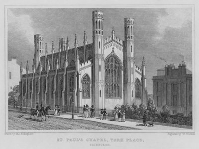 Capilla de San Pablo, York Place, Edimburgo de Thomas Hosmer Shepherd