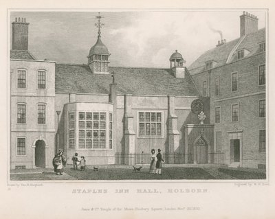 Salón de Staples Inn, Holborn de Thomas Hosmer Shepherd