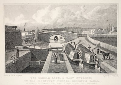 El Doble Muelle y la Entrada Este al Túnel de Islington, Regent