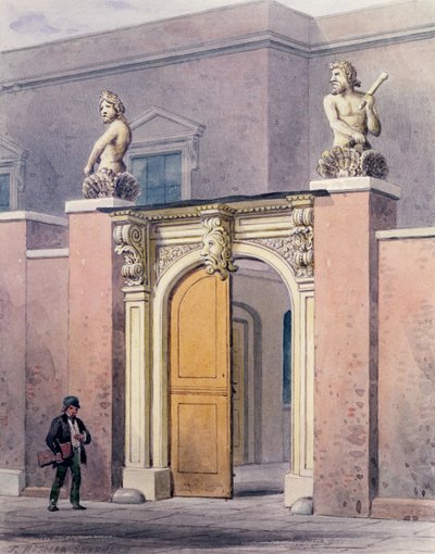 La Entrada al Salón de Carpinteros de Thomas Hosmer Shepherd