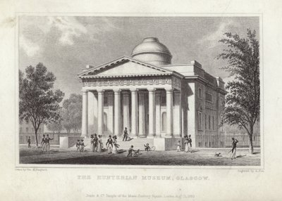 El Museo Hunterian, Glasgow de Thomas Hosmer Shepherd