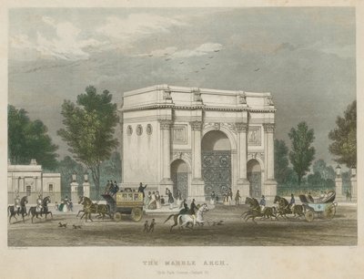 El Arco de Mármol, Hyde Park Corner, Londres de Thomas Hosmer Shepherd