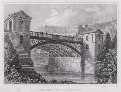 El nuevo puente, Bathwick de Thomas Hosmer Shepherd