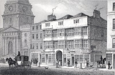 La Antigua Taberna White Hart, Bishopsgate Street, de 