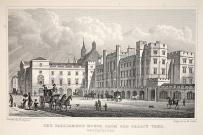 La Casa del Parlamento desde Old Palace Yard, Westminster, de 