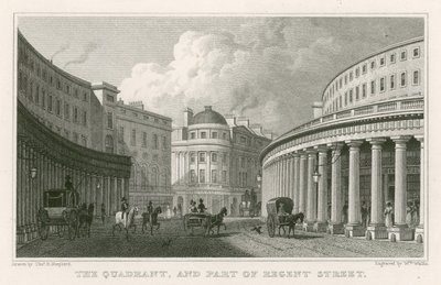 El Cuadrante y parte de Regent Street, Londres de Thomas Hosmer Shepherd