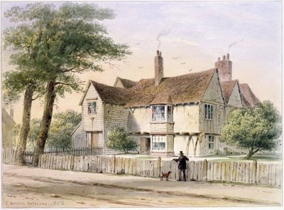 La casa rectoral, Newington Butts, 1852 de Thomas Hosmer Shepherd