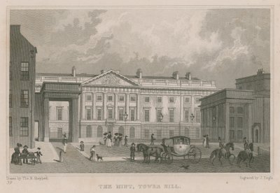 La Real Casa de la Moneda, Tower Hill, Londres de Thomas Hosmer Shepherd