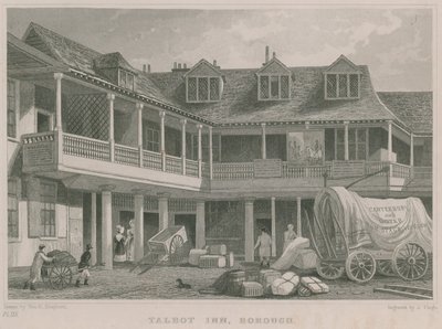 El Tabard Inn, Southwark de Thomas Hosmer Shepherd