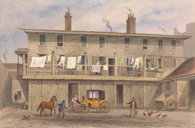 The Vine Inn, Vine Yard, Aldersgate en la City de Londres de Thomas Hosmer Shepherd