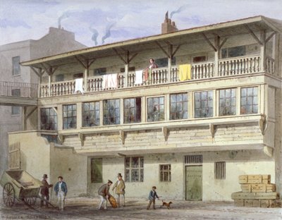 La posada del oso blanco en Piccadilly, Westminster, Londres de Thomas Hosmer Shepherd