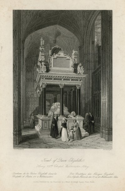 Tumba de la Reina Isabel I de Thomas Hosmer Shepherd